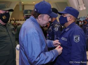 Acto del 42 aniversario de la fundación de la Fuerza Naval del Ejército de Nicaragua