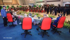 Acto del 42 aniversario de la fundación de la Fuerza Naval del Ejército de Nicaragua