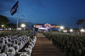 Acto del 43 aniversario de la constitución del Ejército de Nicaragua