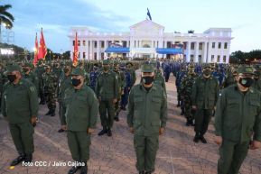 Acto del 43 aniversario de la constitución del Ejército de Nicaragua