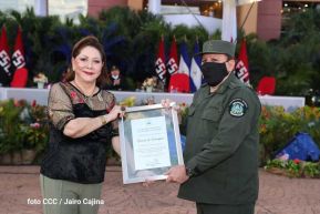 Acto del 43 aniversario de la constitución del Ejército de Nicaragua