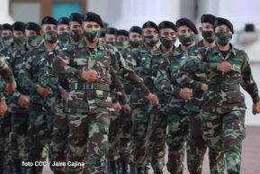 Acto del 43 aniversario de la constitución del Ejército de Nicaragua