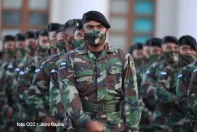 Acto del 43 aniversario de la constitución del Ejército de Nicaragua