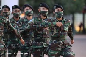 Acto del 43 aniversario de la constitución del Ejército de Nicaragua