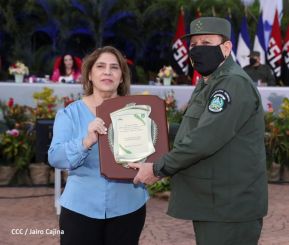 Acto del 43 aniversario de la constitución del Ejército de Nicaragua