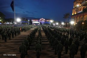 Acto del 43 aniversario de la constitución del Ejército de Nicaragua