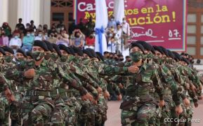 Acto del 43 aniversario de la constitución del Ejército de Nicaragua