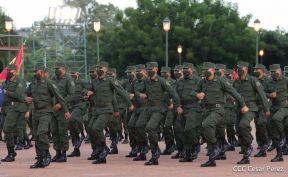 Acto del 43 aniversario de la constitución del Ejército de Nicaragua