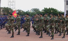 Acto del 43 aniversario de la constitución del Ejército de Nicaragua
