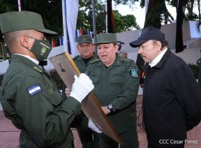 Acto del 43 aniversario de la constitución del Ejército de Nicaragua