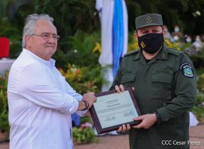 Acto del 43 aniversario de la constitución del Ejército de Nicaragua