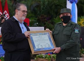 Acto del 43 aniversario de la constitución del Ejército de Nicaragua