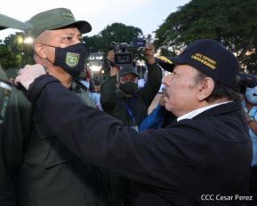 Acto del 43 aniversario de la constitución del Ejército de Nicaragua