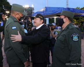 Acto del 43 aniversario de la constitución del Ejército de Nicaragua