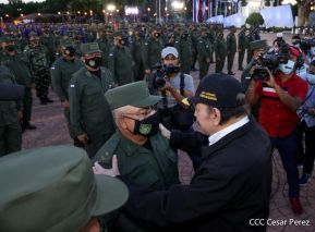 Acto del 43 aniversario de la constitución del Ejército de Nicaragua