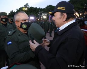 Acto del 43 aniversario de la constitución del Ejército de Nicaragua