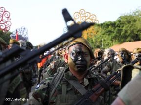 Desfile Militar “Pueblo Ejército” en saludo al 43 aniversario de fundación del Ejército de Nicaragua