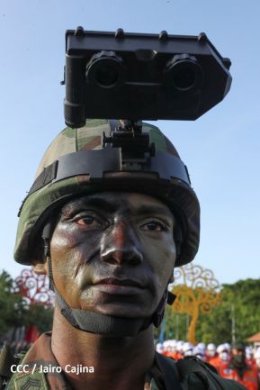 Desfile Militar “Pueblo Ejército” en saludo al 43 aniversario de fundación del Ejército de Nicaragua