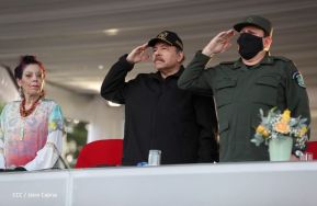 Desfile Militar “Pueblo Ejército” en saludo al 43 aniversario de fundación del Ejército de Nicaragua