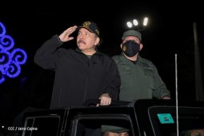 Desfile Militar “Pueblo Ejército” en saludo al 43 aniversario de fundación del Ejército de Nicaragua