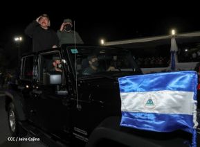 Desfile Militar “Pueblo Ejército” en saludo al 43 aniversario de fundación del Ejército de Nicaragua