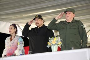Desfile Militar “Pueblo Ejército” en saludo al 43 aniversario de fundación del Ejército de Nicaragua