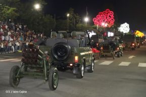Desfile Militar “Pueblo Ejército” en saludo al 43 aniversario de fundación del Ejército de Nicaragua