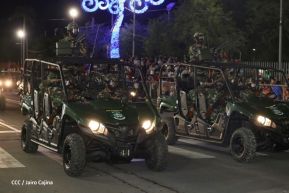 Desfile Militar “Pueblo Ejército” en saludo al 43 aniversario de fundación del Ejército de Nicaragua