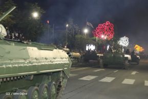 Desfile Militar “Pueblo Ejército” en saludo al 43 aniversario de fundación del Ejército de Nicaragua