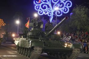 Desfile Militar “Pueblo Ejército” en saludo al 43 aniversario de fundación del Ejército de Nicaragua