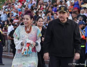 Desfile Militar “Pueblo Ejército” en saludo al 43 aniversario de fundación del Ejército de Nicaragua