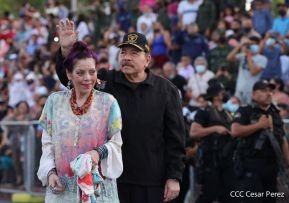 Desfile Militar “Pueblo Ejército” en saludo al 43 aniversario de fundación del Ejército de Nicaragua