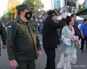 Desfile Militar “Pueblo Ejército” en saludo al 43 aniversario de fundación del Ejército de Nicaragua