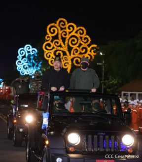 Desfile Militar “Pueblo Ejército” en saludo al 43 aniversario de fundación del Ejército de Nicaragua