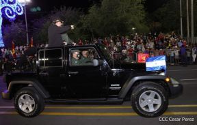 Desfile Militar “Pueblo Ejército” en saludo al 43 aniversario de fundación del Ejército de Nicaragua