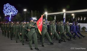 Desfile Militar “Pueblo Ejército” en saludo al 43 aniversario de fundación del Ejército de Nicaragua
