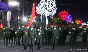 Desfile Militar “Pueblo Ejército” en saludo al 43 aniversario de fundación del Ejército de Nicaragua