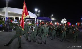 Desfile Militar “Pueblo Ejército” en saludo al 43 aniversario de fundación del Ejército de Nicaragua