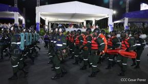 Desfile Militar “Pueblo Ejército” en saludo al 43 aniversario de fundación del Ejército de Nicaragua