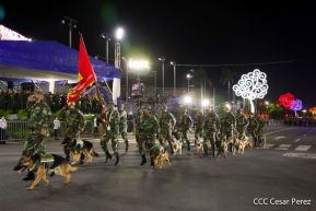 Desfile Militar “Pueblo Ejército” en saludo al 43 aniversario de fundación del Ejército de Nicaragua