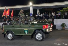 Desfile Militar “Pueblo Ejército” en saludo al 43 aniversario de fundación del Ejército de Nicaragua