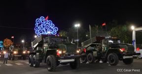 Desfile Militar “Pueblo Ejército” en saludo al 43 aniversario de fundación del Ejército de Nicaragua