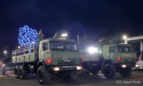 Desfile Militar “Pueblo Ejército” en saludo al 43 aniversario de fundación del Ejército de Nicaragua
