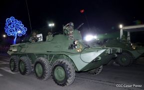 Desfile Militar “Pueblo Ejército” en saludo al 43 aniversario de fundación del Ejército de Nicaragua