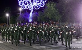 Desfile Militar “Pueblo Ejército” en saludo al 43 aniversario de fundación del Ejército de Nicaragua