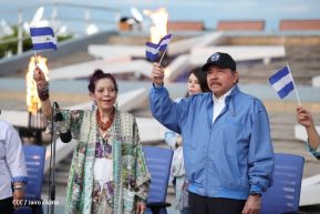 Acto de Recibimiento de la Antorcha de la Libertad y la Hermandad Centroamericana