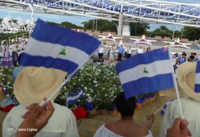 Acto de Recibimiento de la Antorcha de la Libertad y la Hermandad Centroamericana
