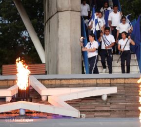 Acto de Recibimiento de la Antorcha de la Libertad y la Hermandad Centroamericana