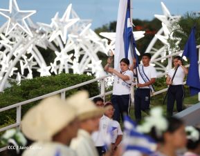 Acto de Recibimiento de la Antorcha de la Libertad y la Hermandad Centroamericana