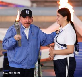 Acto de Recibimiento de la Antorcha de la Libertad y la Hermandad Centroamericana